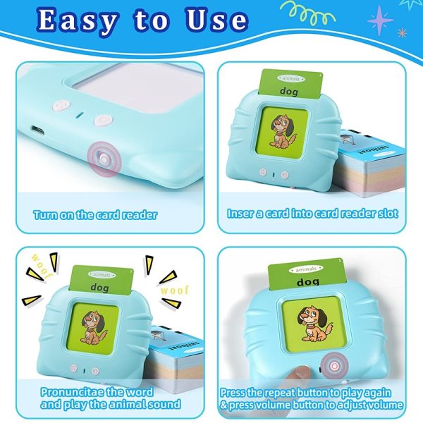 Jouets éducatifs - Cartes Flash parlantes Langue anglaise – Image 2