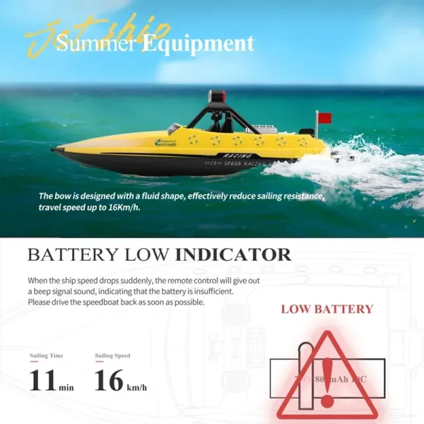Bateaux télécommandé Jaune – Image 4