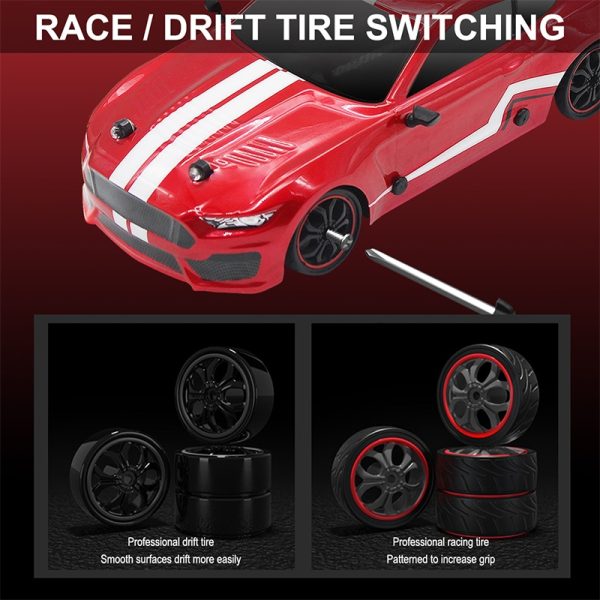 Voiture télécommandée GTR Rouge 1/16 – Image 2