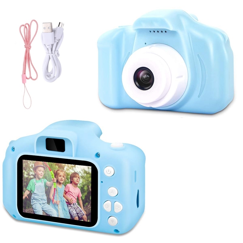 Mini Appareil-Photo - Bleu Full HD Qualité – Image 2