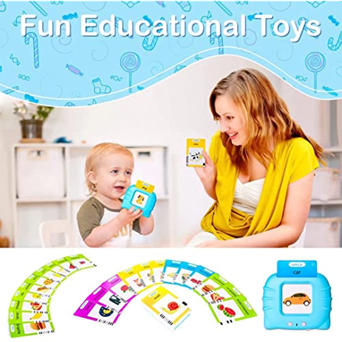 Jouets éducatifs - Cartes Flash parlantes pour bébés – Image 5