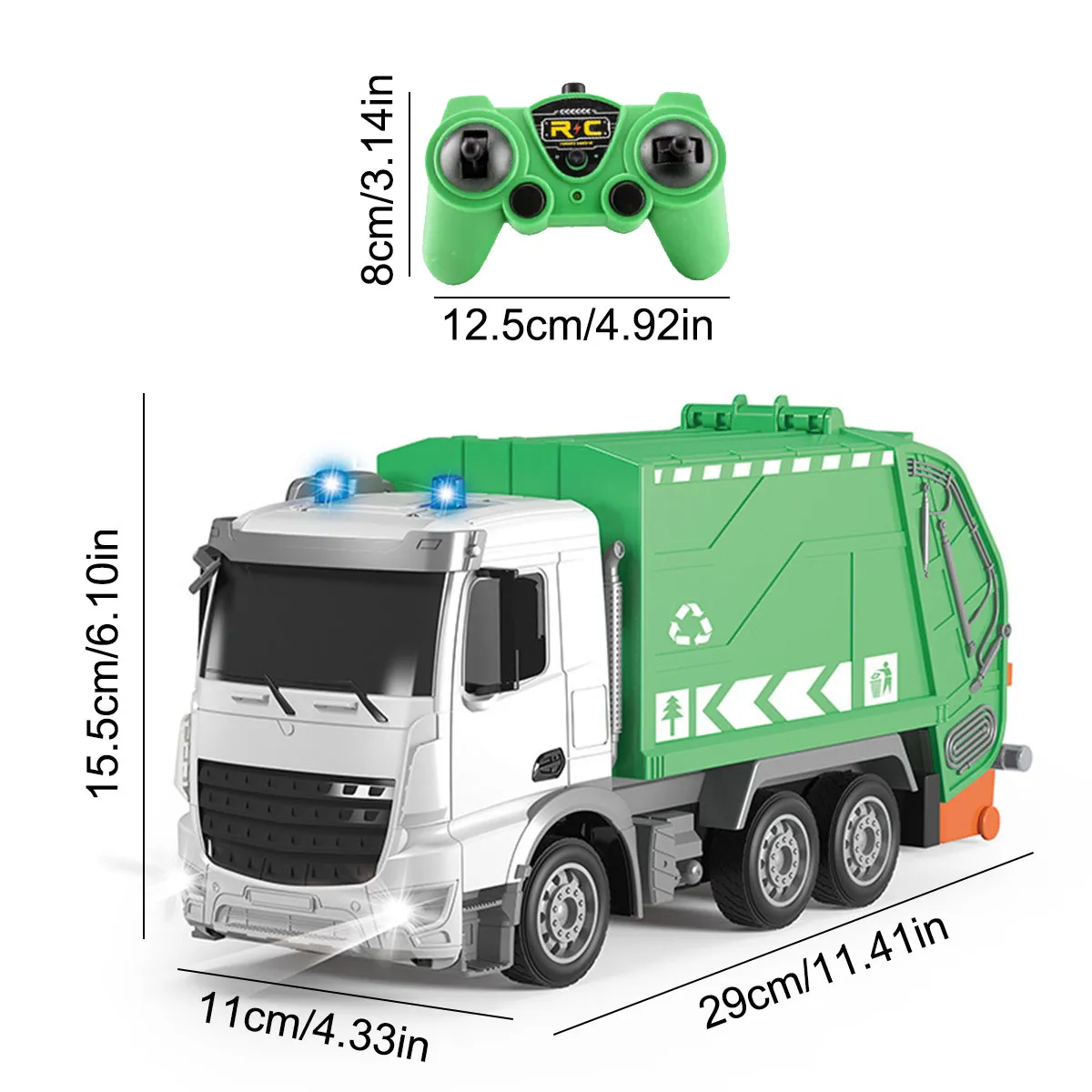 Camion Télécommandé - Benne à ordures 1/24 – Image 6
