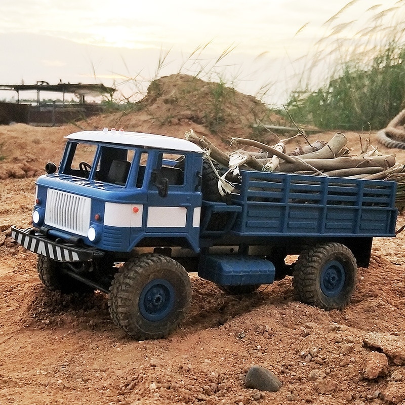 Camion télécommandé Militaire GAZ-66 tout terrain Bleu – Image 2