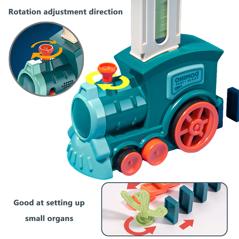 Jouet éducatif train de dominos – Image 2