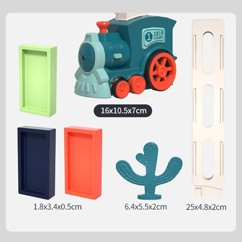 Jouet éducatif train de dominos – Image 5