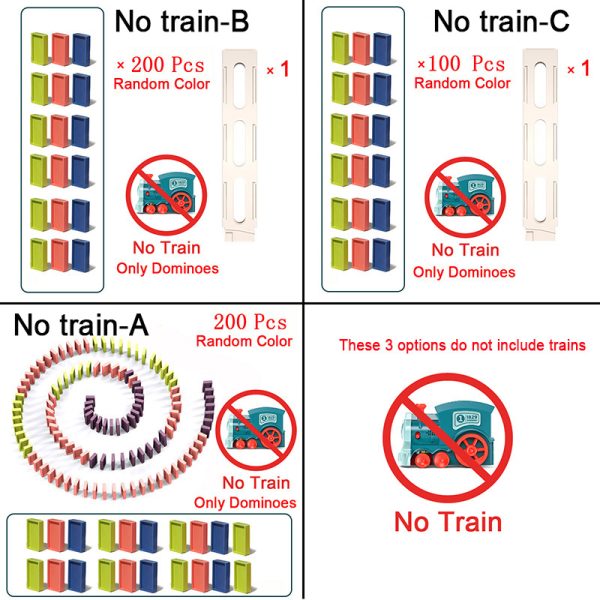 Jouet éducatif train de dominos – Image 6