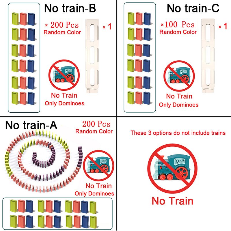 Jouet éducatif train de dominos – Image 6