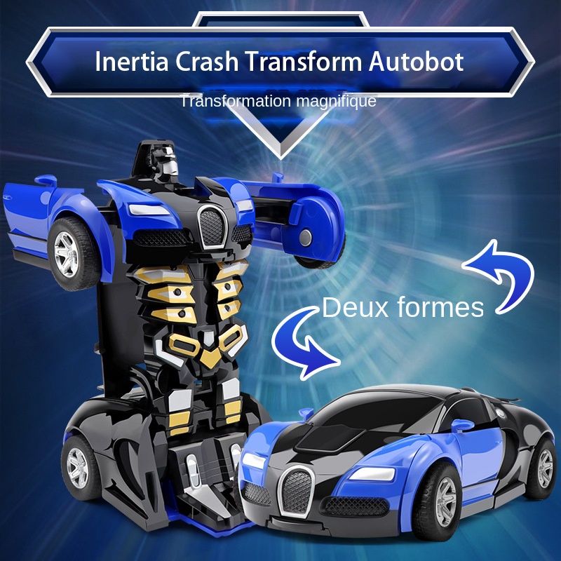 Jouet transformer robot Bugatti Chiron – Image 2