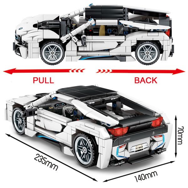Lego Technic Voiture – BMW Super sport 623 – Image 3