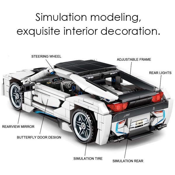 Lego Technic Voiture – BMW Super sport 623 – Image 6