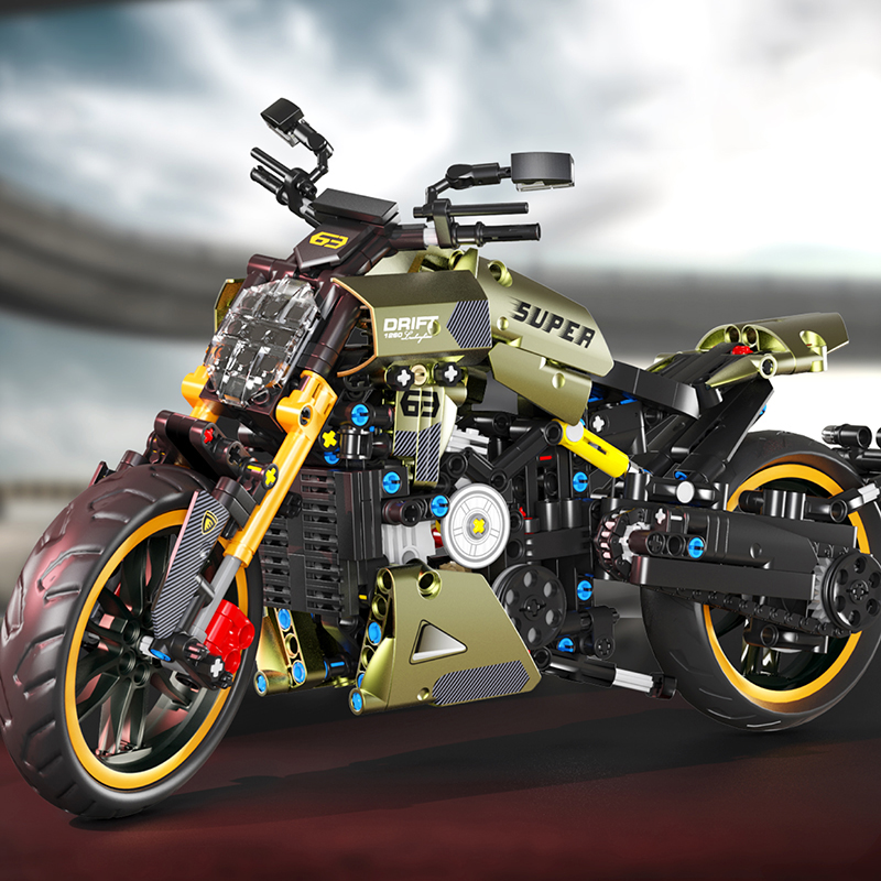 Super Moto Racing compatible avec briques LEGO Technic – Image 2
