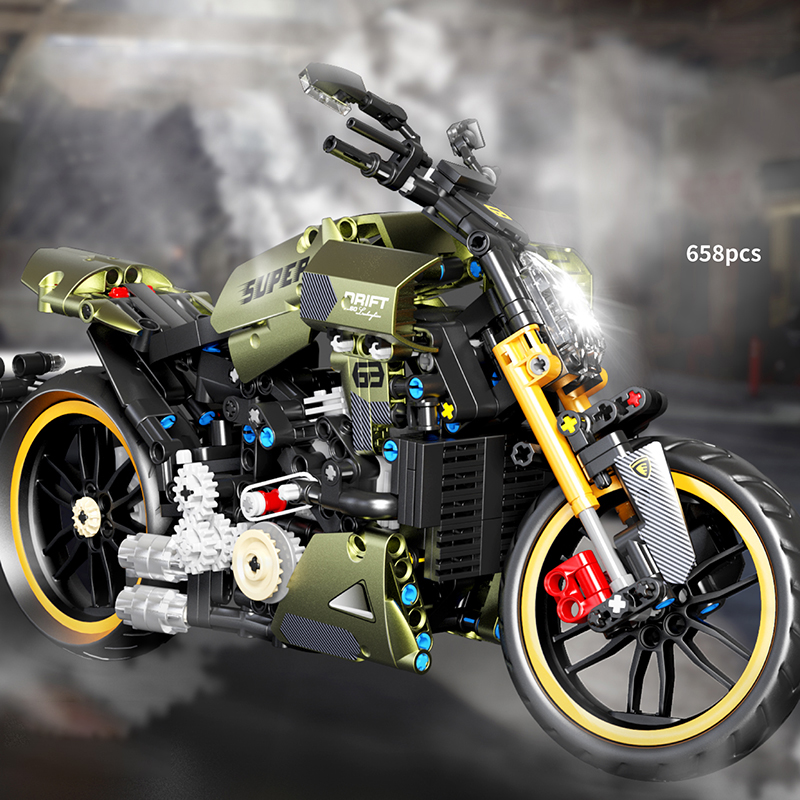 Super Moto Racing compatible avec briques LEGO Technic – Image 3