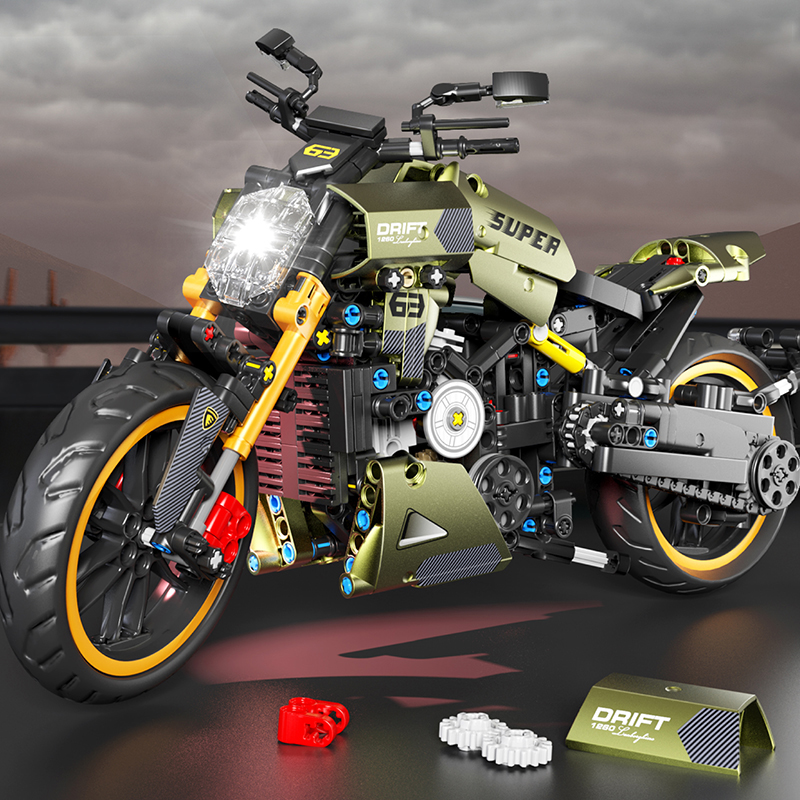 Super Moto Racing compatible avec briques LEGO Technic – Image 4