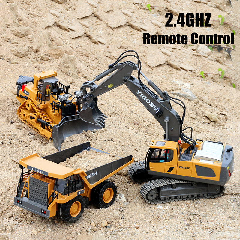 Camion télécommandé - Bulldozer Jaune 1/24 – Image 3