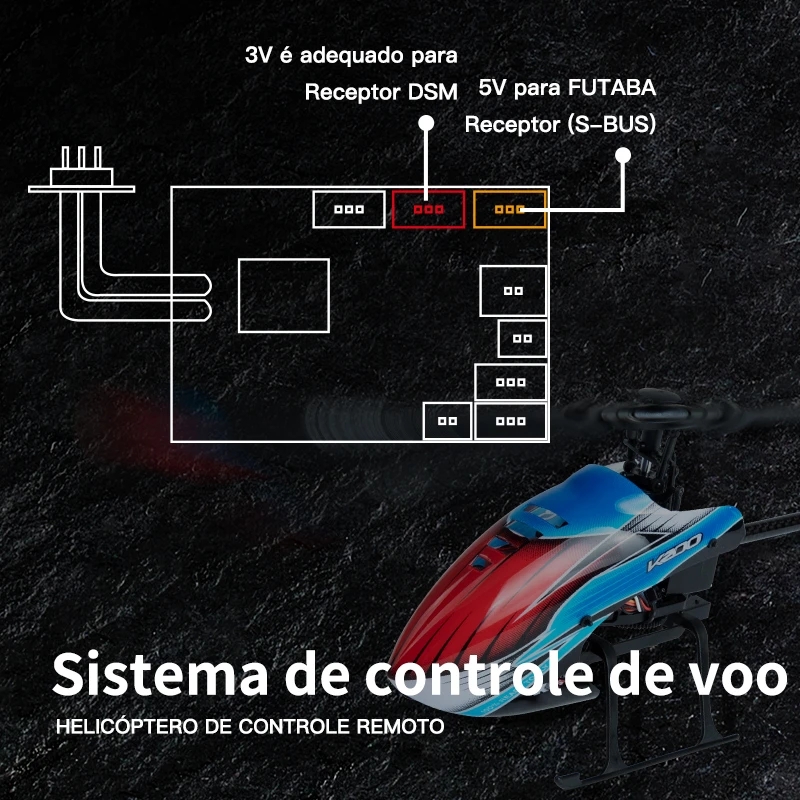 Avion télécommandé Hélicoptère XK K200 – Image 3
