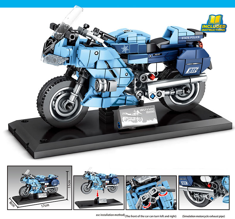 Moto Yama FJR1300 compatible avec briques LEGO Technic – Image 2