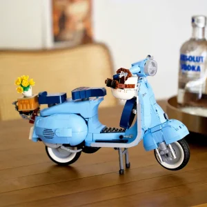 Blue Vespa compatible avec briques LEGO Technic