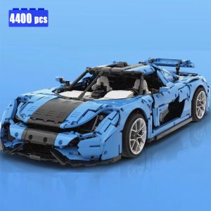 Voiture Blue Sports Car Regera - Compatible avec briques LEGO Technic