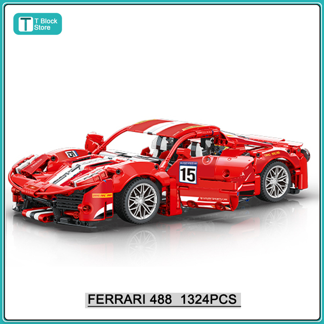 Lego technic Ferrari 488 – Image 2