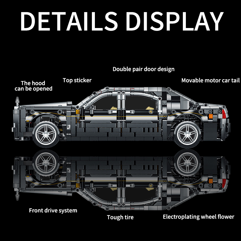 Rolls Royce Phantom V12 – Compatible avec briques LEGO Technic – Image 4