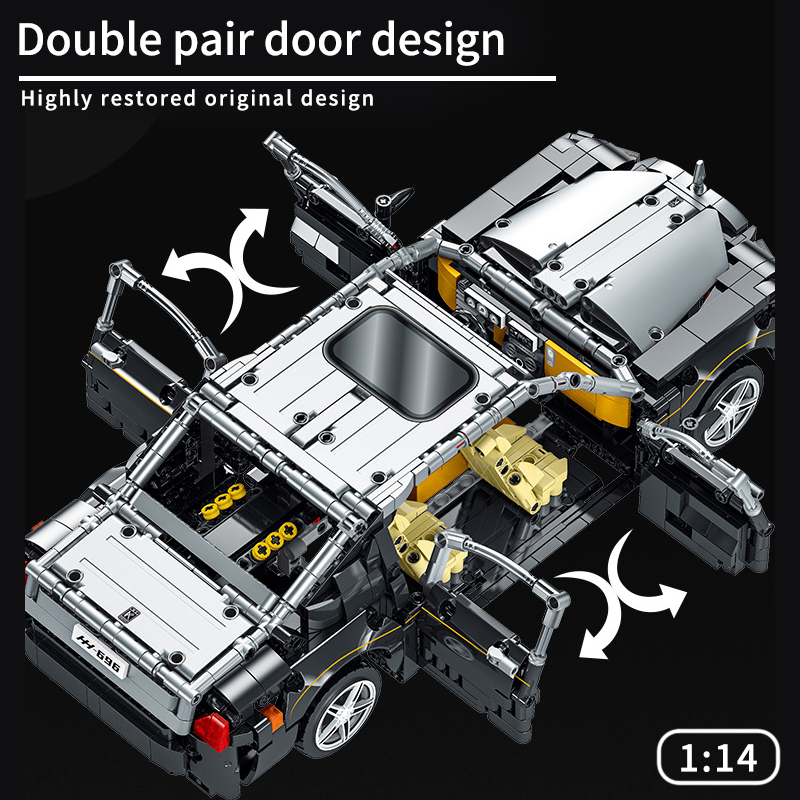 Rolls Royce Phantom V12 – Compatible avec briques LEGO Technic – Image 5