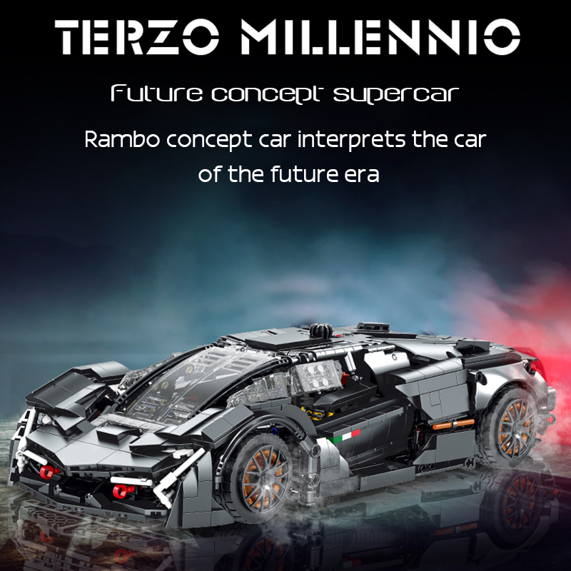 Mclaren Sabre Version Rouge – Compatible avec briques LEGO Technic – Image 2