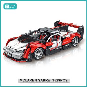Mclaren Sabre Version Rouge – Compatible avec briques LEGO Technic
