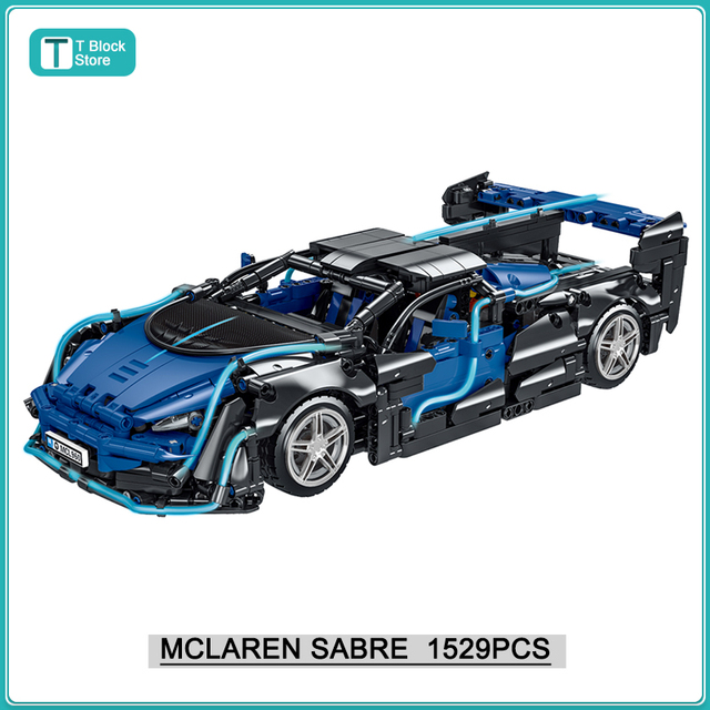 Mclaren Sabre bleue – Compatible avec briques LEGO Technic