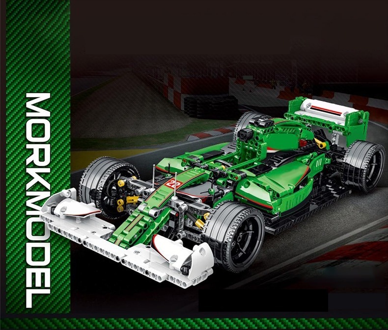 Advanced Green Formula 1 – Compatible avec briques LEGO Technic