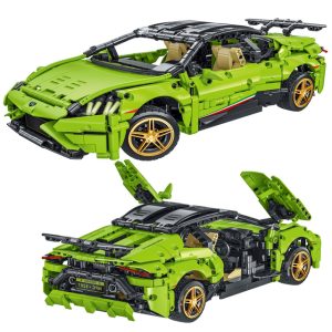 Lamborghini Green Compatible avec briques lego technic