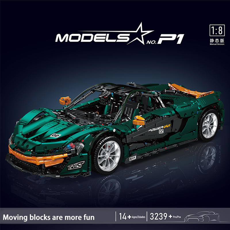 Voiture McLaren Voiture de course - Compatible avec briques LEGO Technic – Image 2