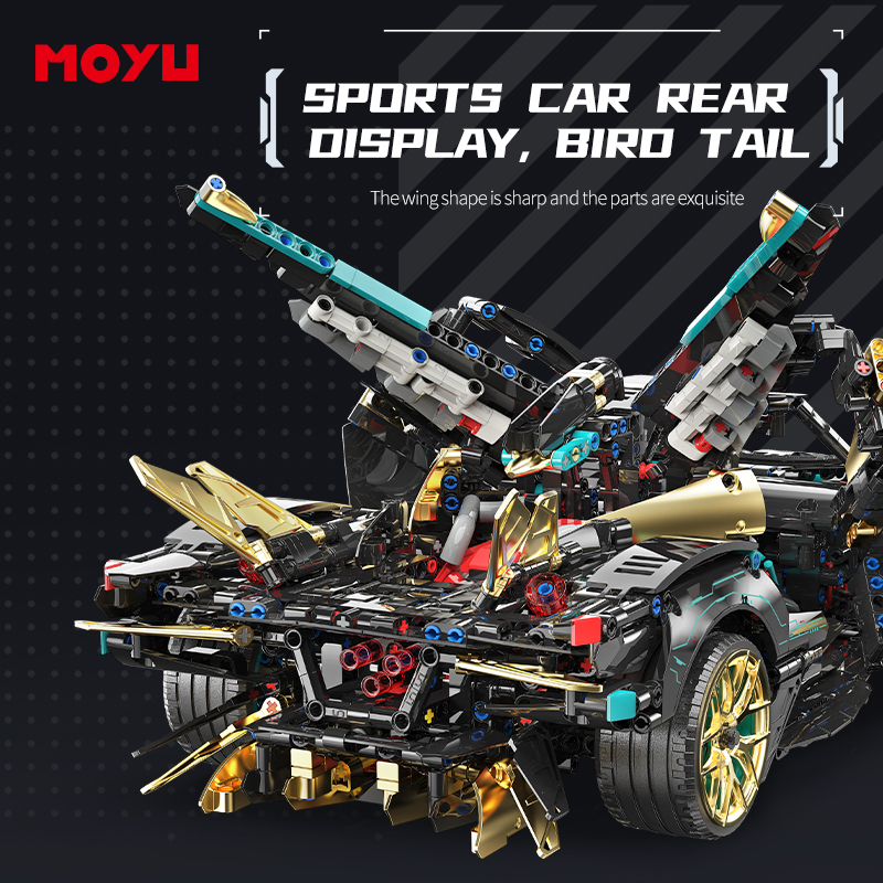 Voiture Apollo Super Racing Sports - Compatible avec briques LEGO Technic – Image 5