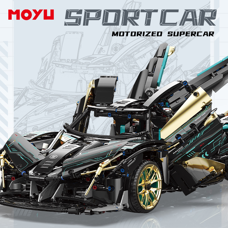 Voiture Apollo Super Racing Sports - Compatible avec briques LEGO Technic – Image 2