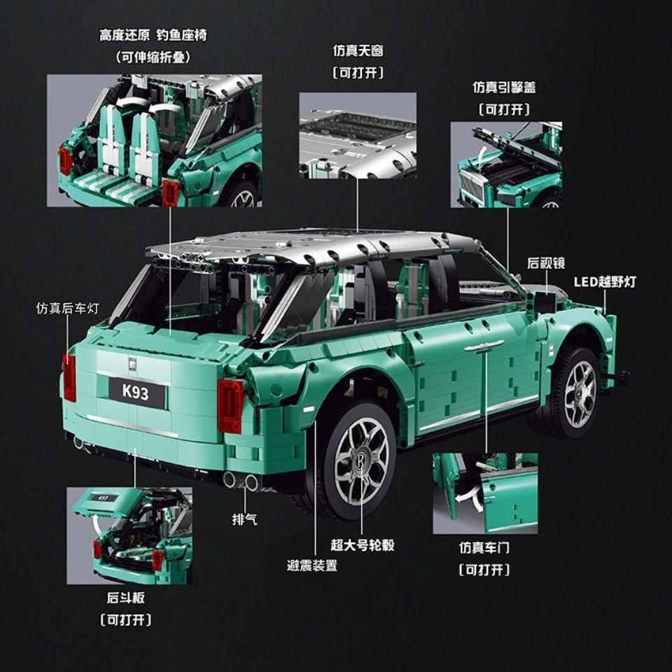 Rolls Royce Cullinan – Compatible avec briques LEGO Technic – Image 4