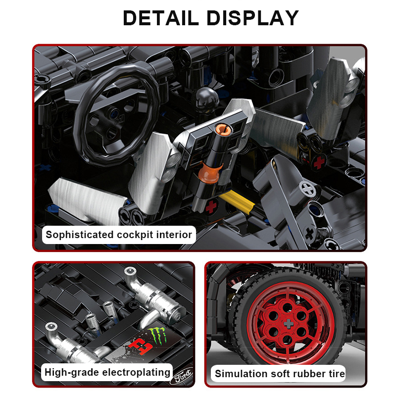 Mustang Velocity – Compatible avec briques LEGO Technic – Image 3
