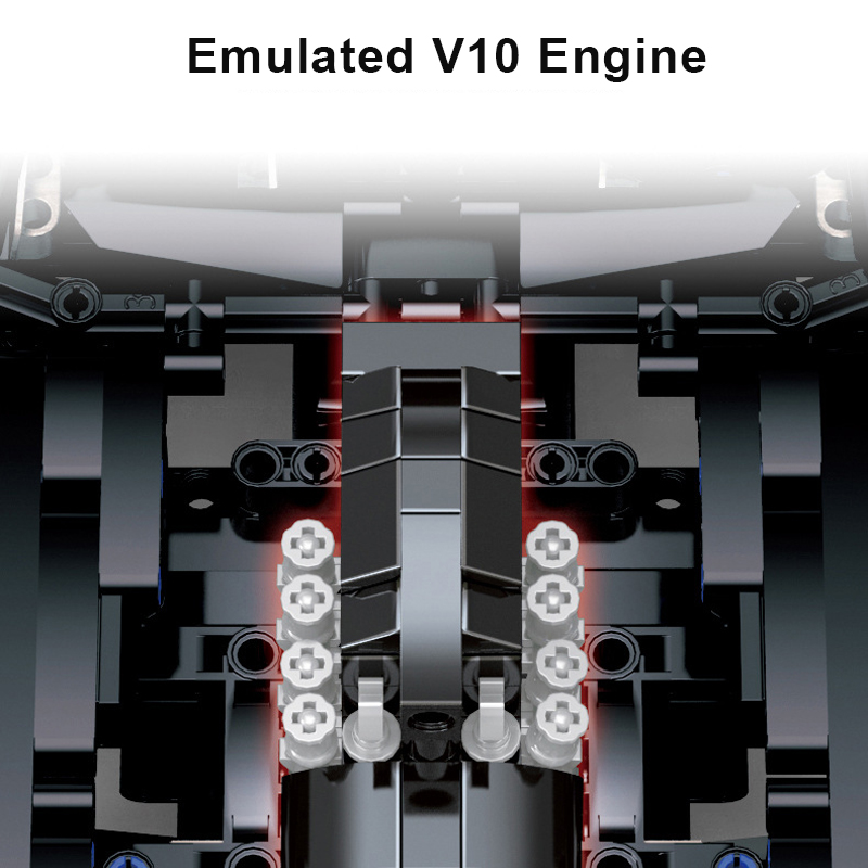 Mustang Velocity – Compatible avec briques LEGO Technic – Image 2