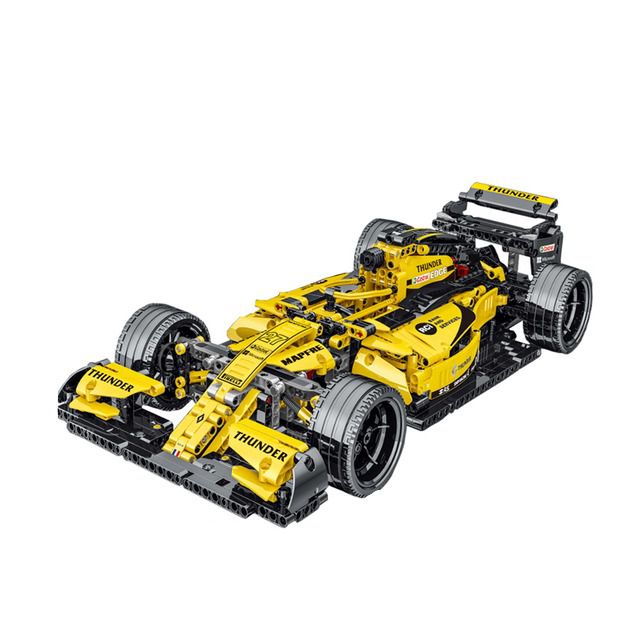 Advanced Yellow Formula 1 Similaire à Lego Technic – Compatible avec briques LEGO Technic