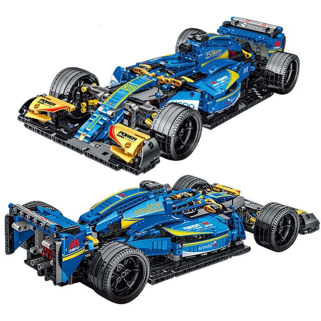 Advanced Blue Formula 1 – Compatible avec briques LEGO Technic