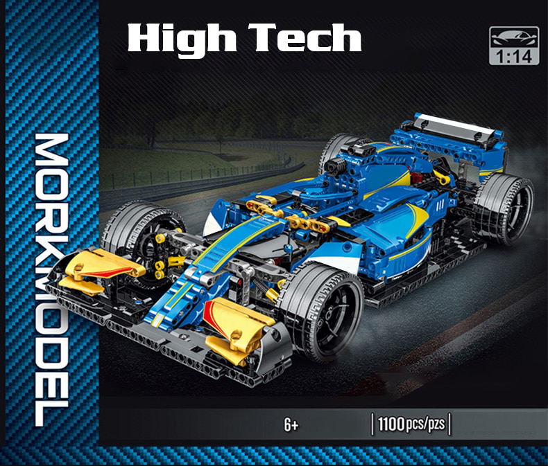 Advanced Blue Formula 1 – Compatible avec briques LEGO Technic – Image 2