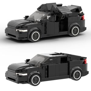 Tesla modèle X Noir Compatible avec briques lego technic