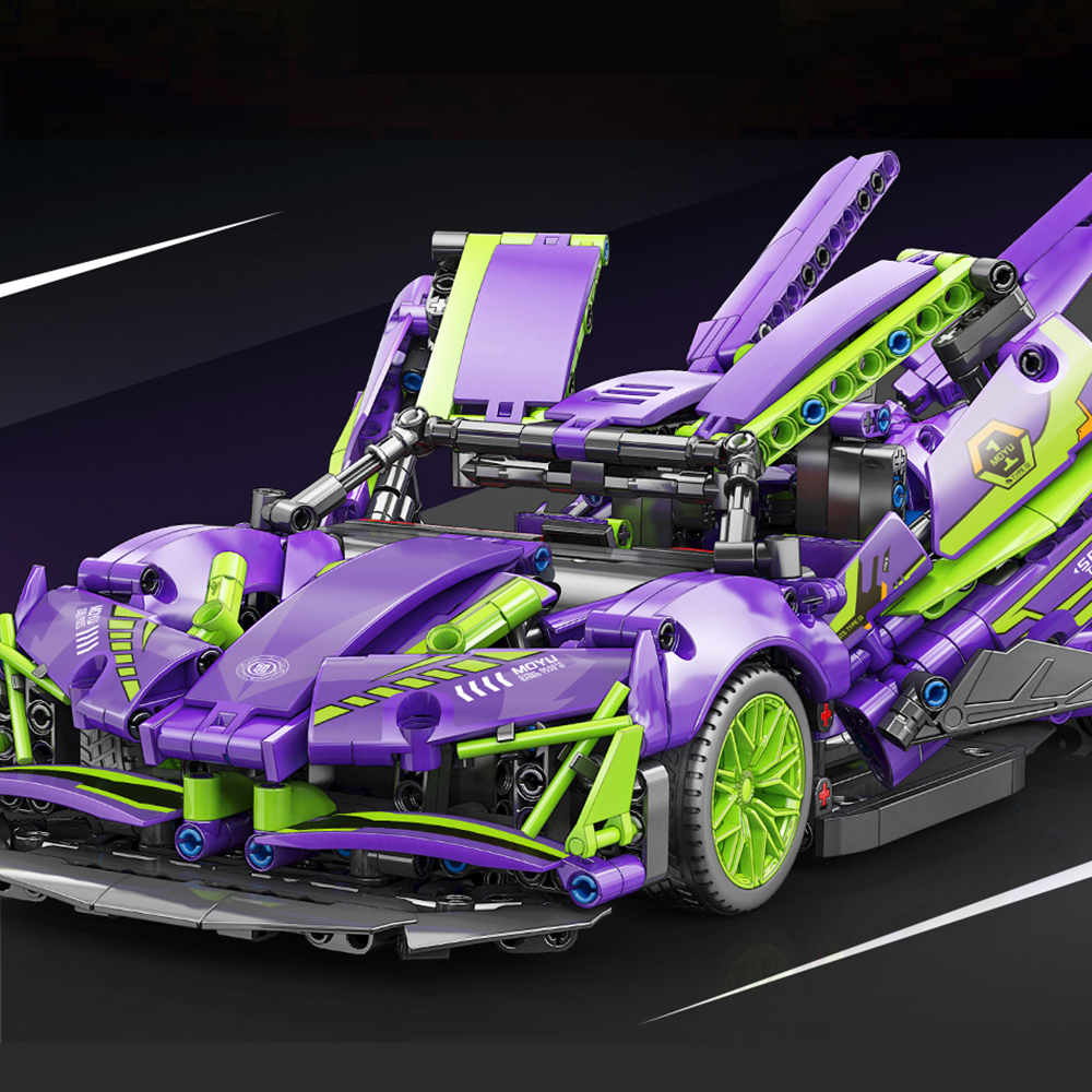 Sport Cars Tech de 1281PCS - Compatible avec briques LEGO Technic – Image 2