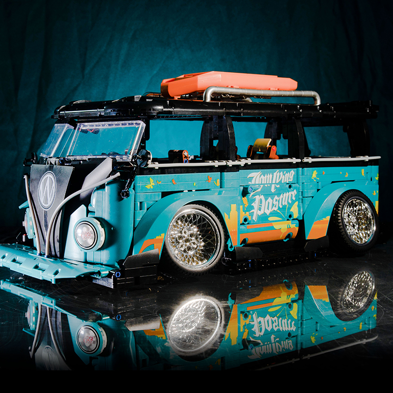 Véhicule de course Bus City Compatible avec briques lego technic – Image 4