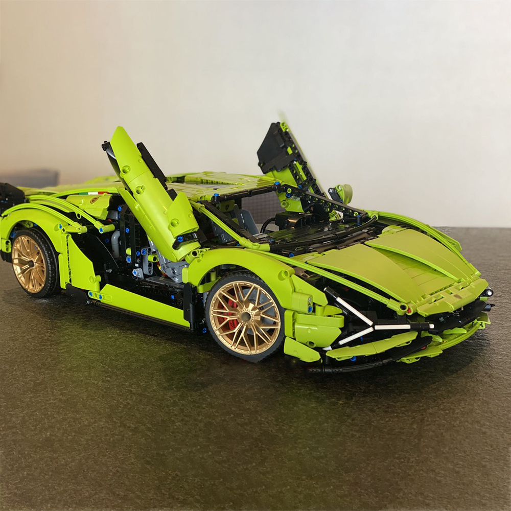 Lamborghini Sian - Compatible avec briques LEGO Technic