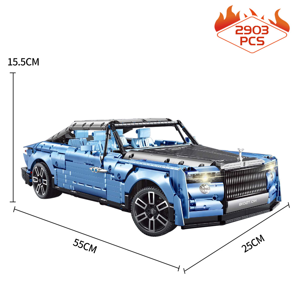 Voiture avec Porte Double, Coupe Sport 2903PCS - Compatible avec briques LEGO Technic – Image 6